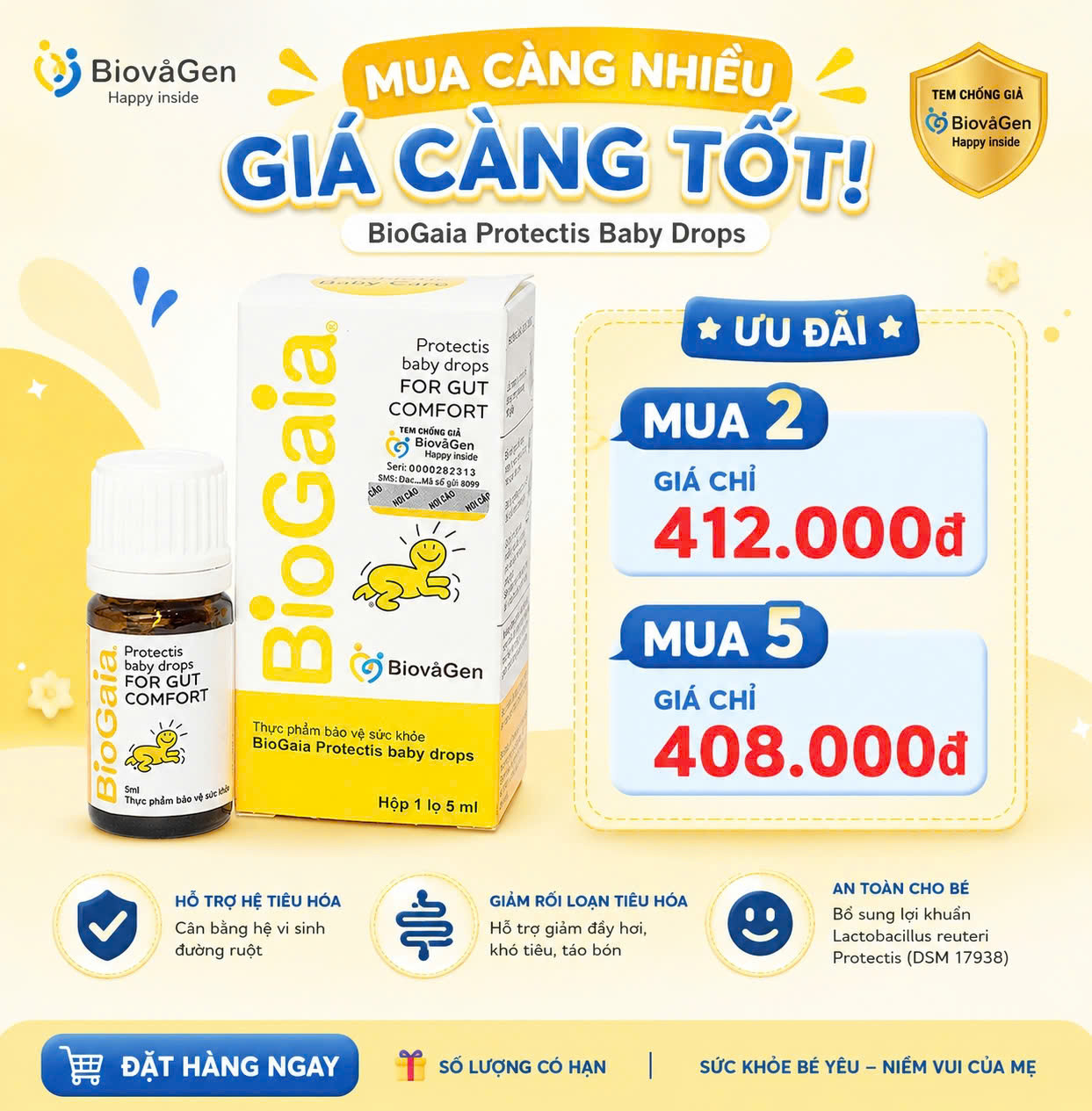 🎉 ƯU ĐÃI BIOGAIA PROTECTIS BABY DROPS 🎉