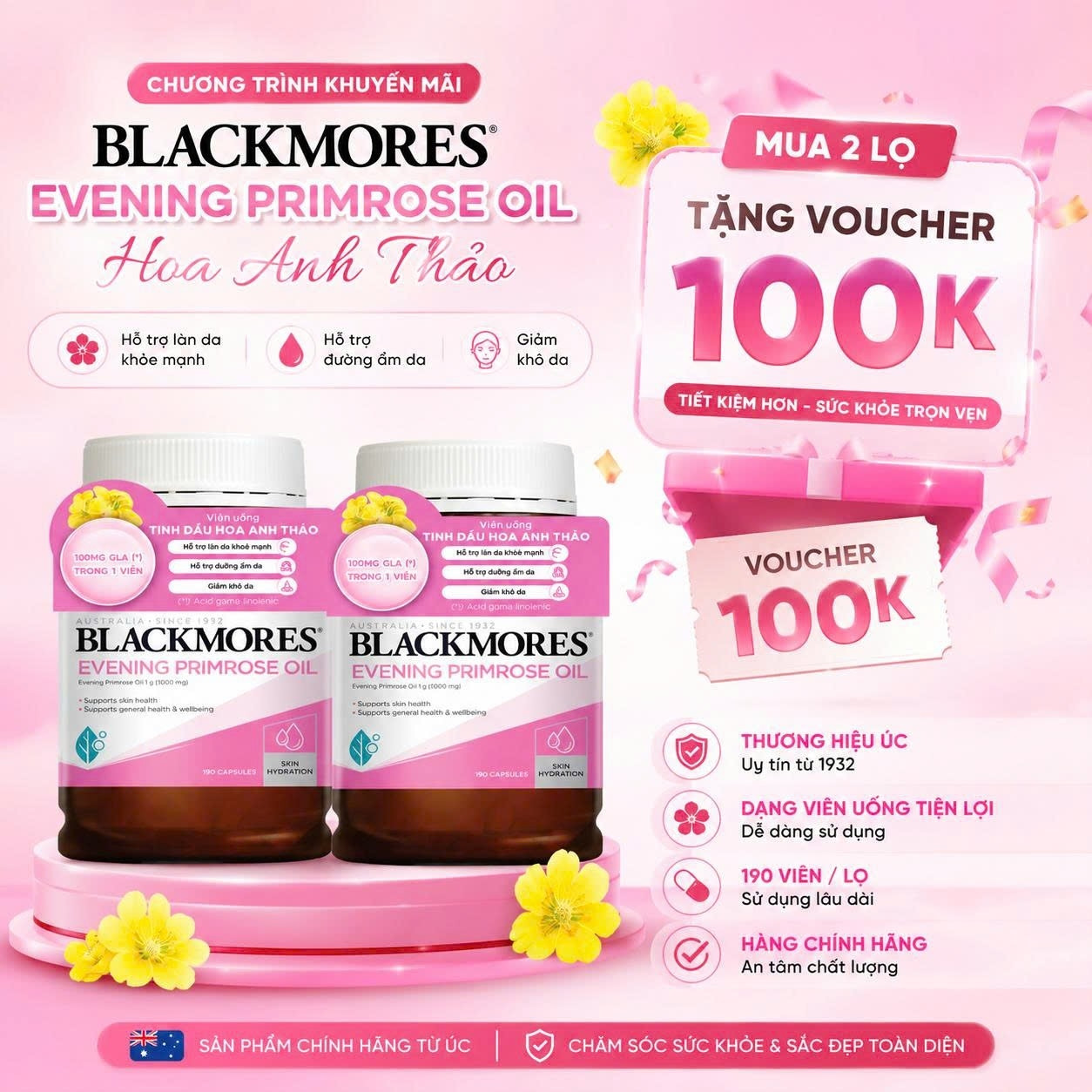 🌸 MUA 2 TẶNG VOUCHER 100K 🌸