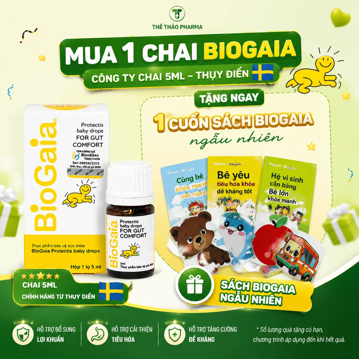 🎁 MUA BIOGAIA – NHẬN NGAY QUÀ TẶNG BÉ YÊU 🎁