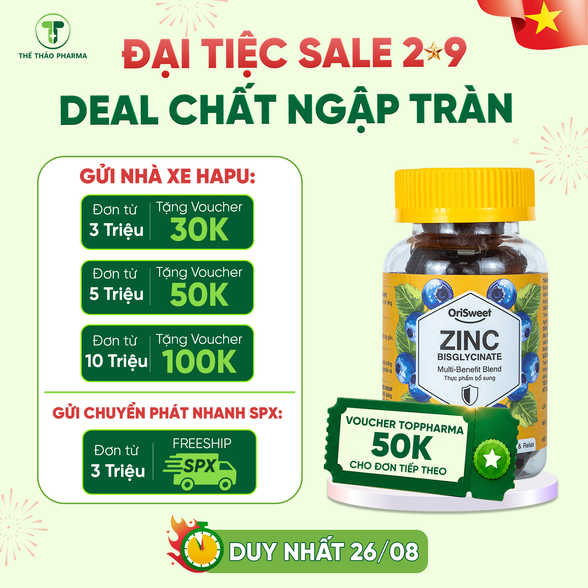 🔥 ĐẠI TIỆC SALE 2/9 – DEAL CHẤT NGẬP TRÀN
