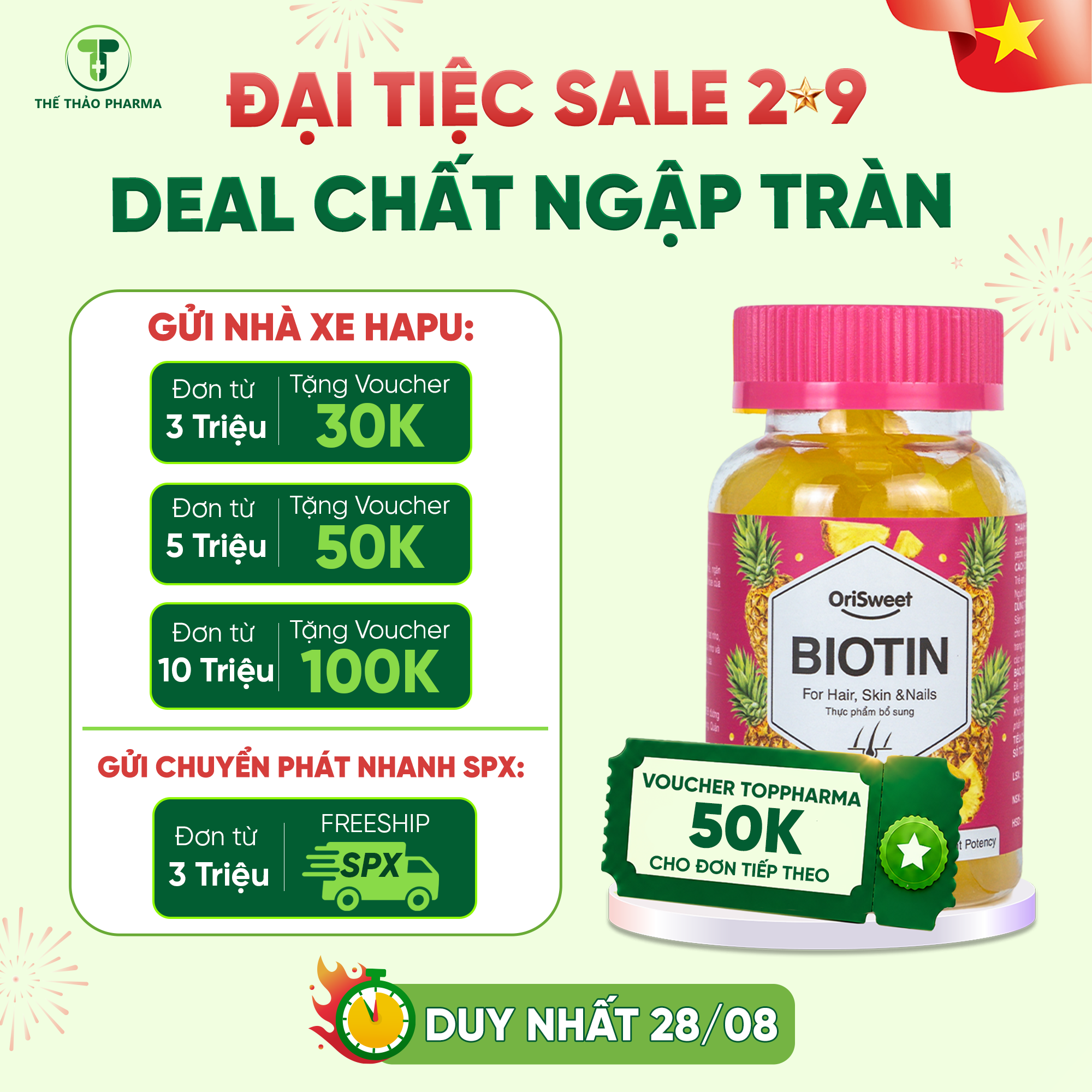 🔥 ĐẠI TIỆC SALE 2/9 – DEAL CHẤT NGẬP TRÀN
