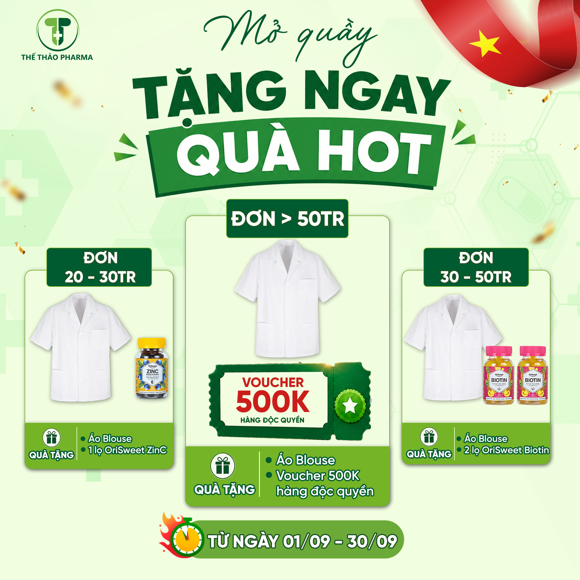 🎉 MỞ QUẦY TƯNG BỪNG – QUÀ TẶNG CỰC HỜI!