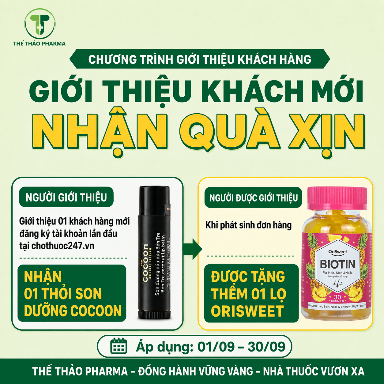 🎁 GIỚI THIỆU BẠN MỚI - NHẬN QUÀ HỨNG KHỞI