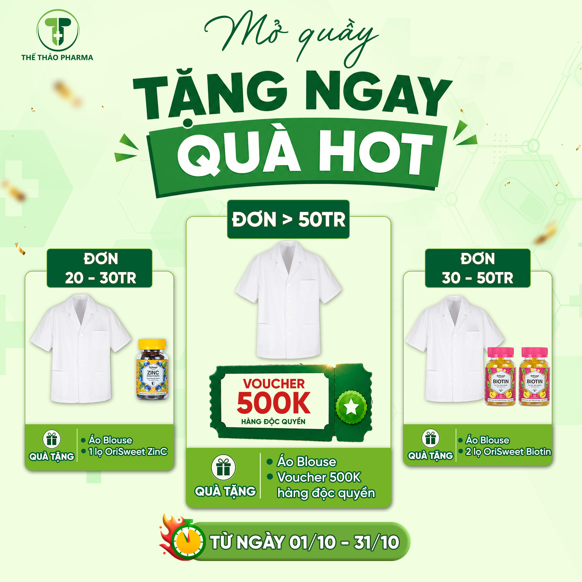🎉 MỞ QUẦY TƯNG BỪNG – QUÀ TẶNG CỰC HỜI!