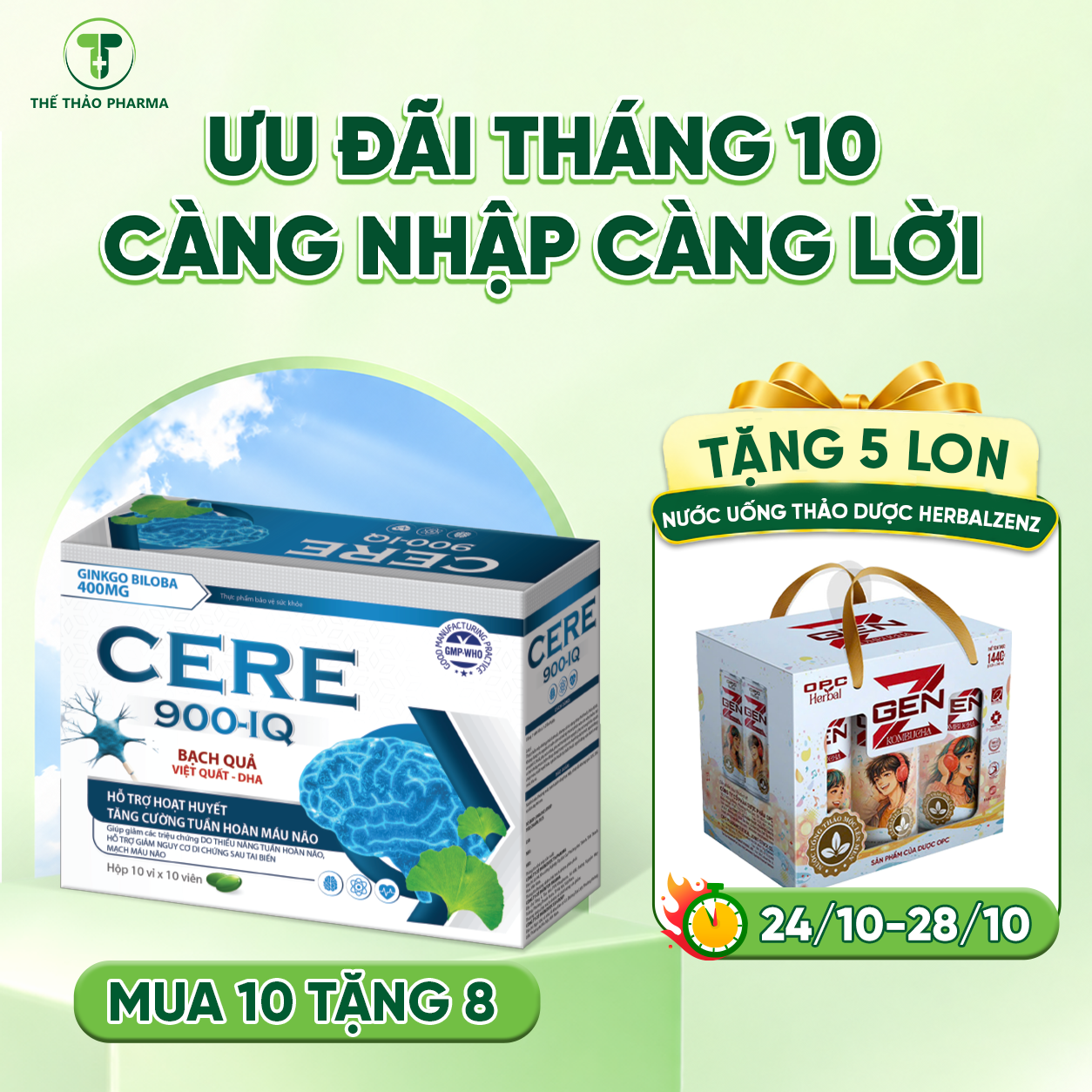 🎉 ƯU ĐÃI THÁNG 10 – CÀNG NHẬP CÀNG LỜI!