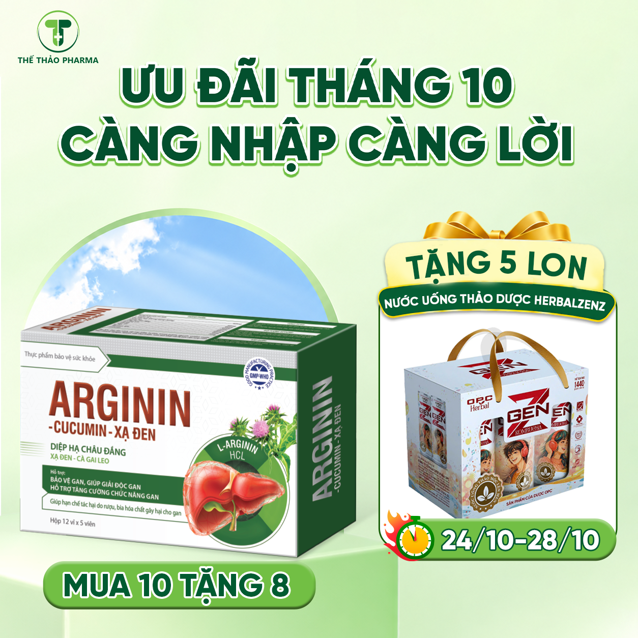 🎉 ƯU ĐÃI THÁNG 10 – CÀNG NHẬP CÀNG LỜI!