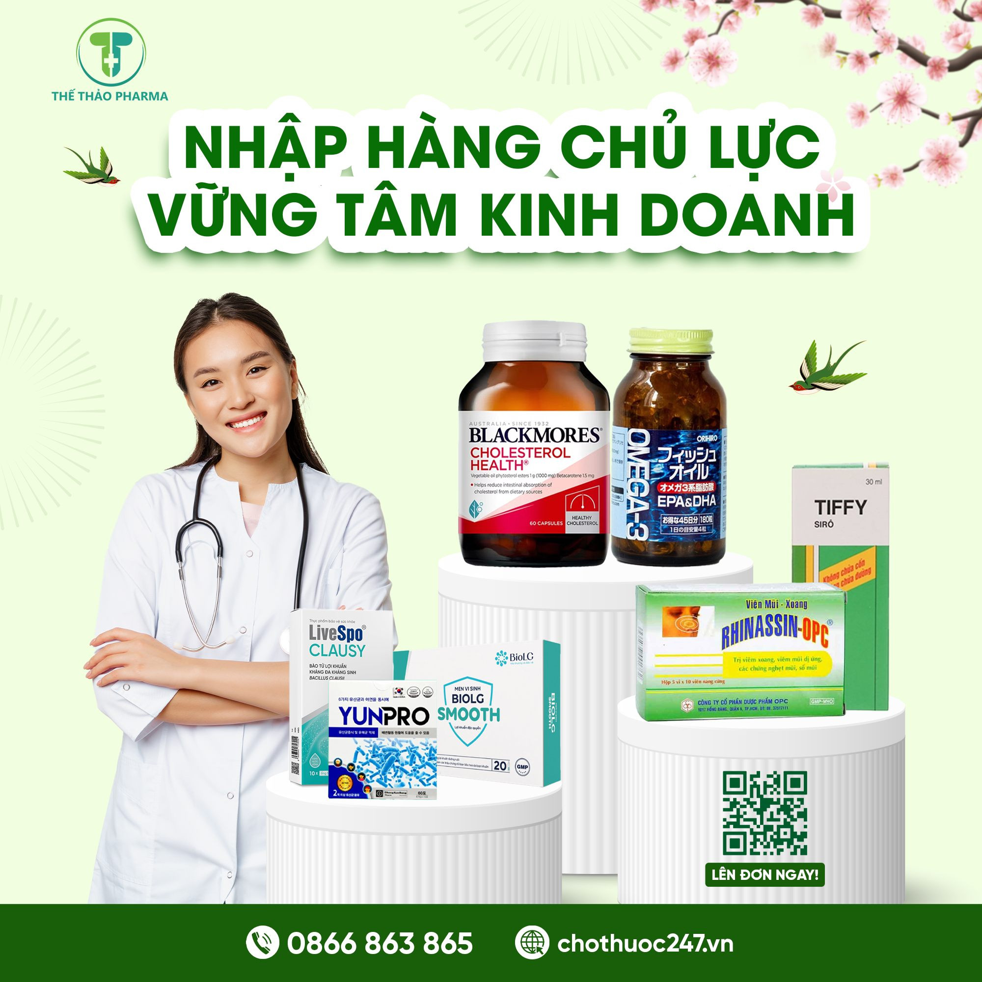 Nhập Hàng Chủ Lực Năm 2026: Bí Quyết Vững Tâm Kinh Doanh Cho Nhà Thuốc