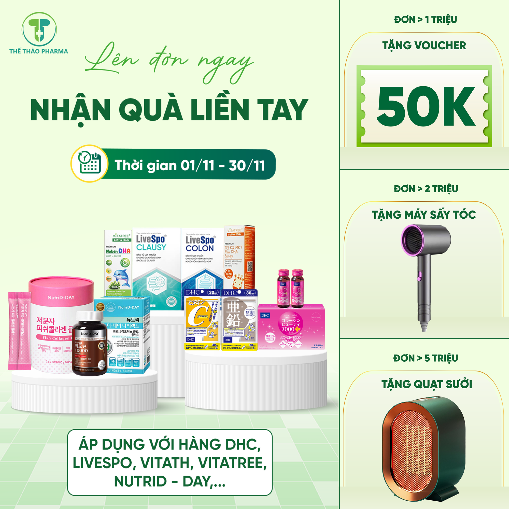 🎁 LÊN ĐƠN NGAY – NHẬN QUÀ LIỀN TAY 🎁