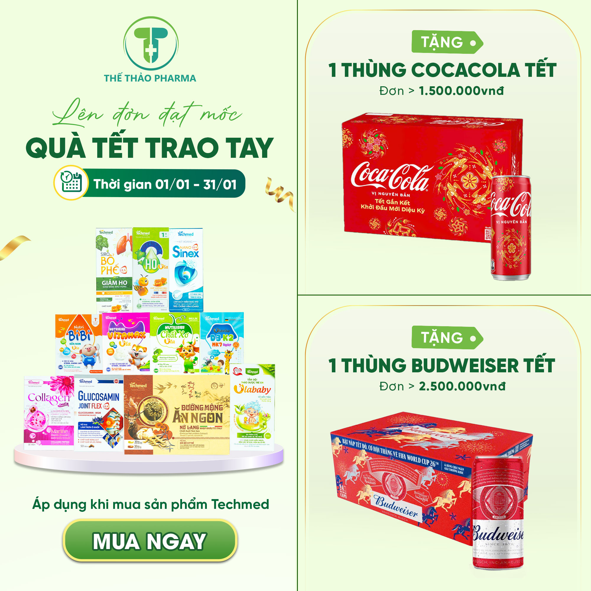 🎁 LÊN ĐƠN ĐẠT MỐC – QUÀ TẾT TRAO TAY