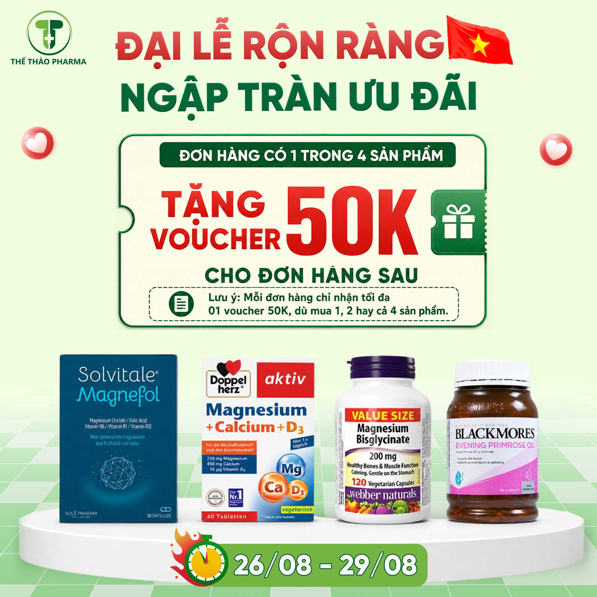 🎉 ĐẠI LỄ RỘN RÀNG – NGẬP TRÀN ƯU ĐÃI 🎉