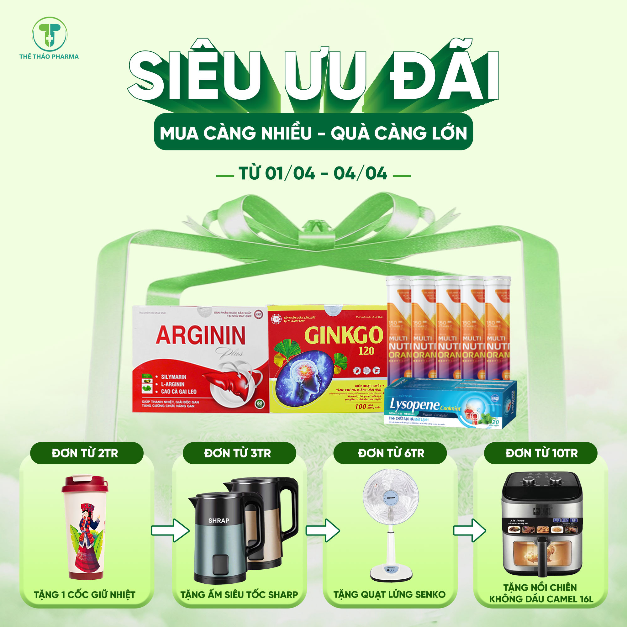 SĂN ƯU ĐÃI MUA CÀNG NHIỀU - QUÀ CÀNG LỚN 🎁